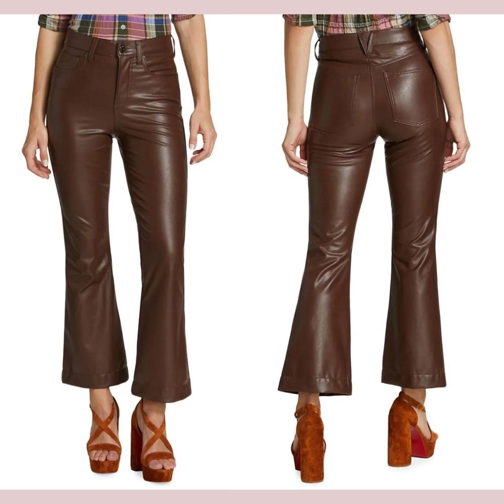 NWD $299 Veronica Beard [  29 ] Carson High Rise Ankle Flare Pants Chicory #Q917
